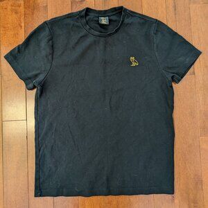OVO octobers very own women's black cotton t-shirt in size medium